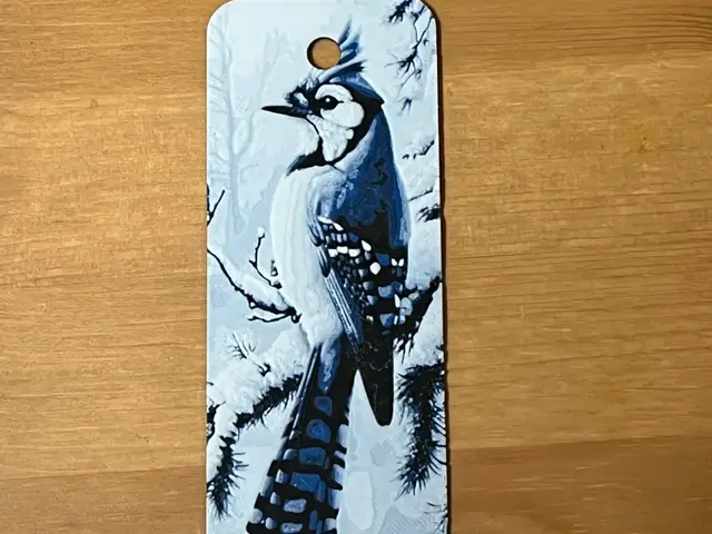 HueForge model: blue bird bookmark by Morganja