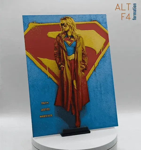 Supergirl poster - hueforge