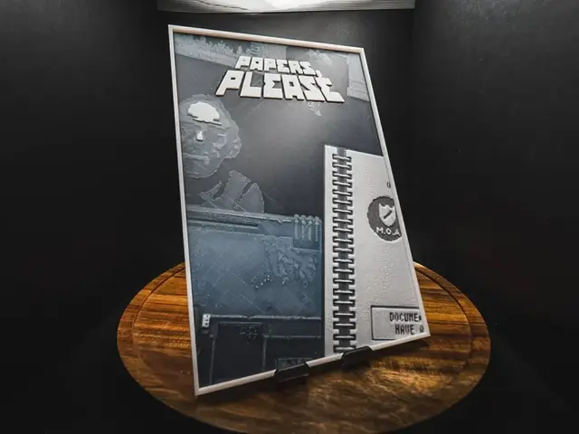 Papers, Please (Game Poster - HueForge)
