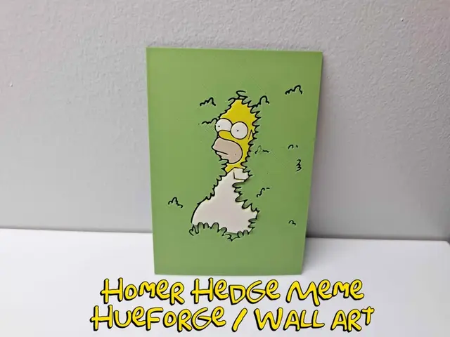 HueForge model: Homer Hedge Meme Art / Hueforge by LED