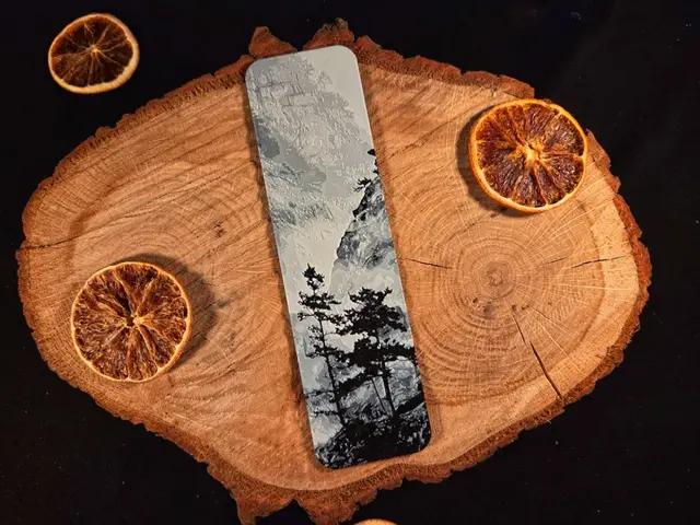 HueForge model: Alpine Twilight bookmark by EternalDesigns3D