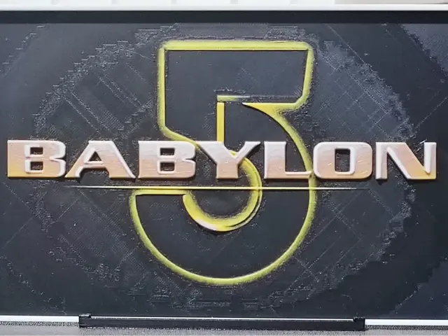 HueForge model: Babylon 5 Logo Plaque - HueForge 4-Color by BoDad