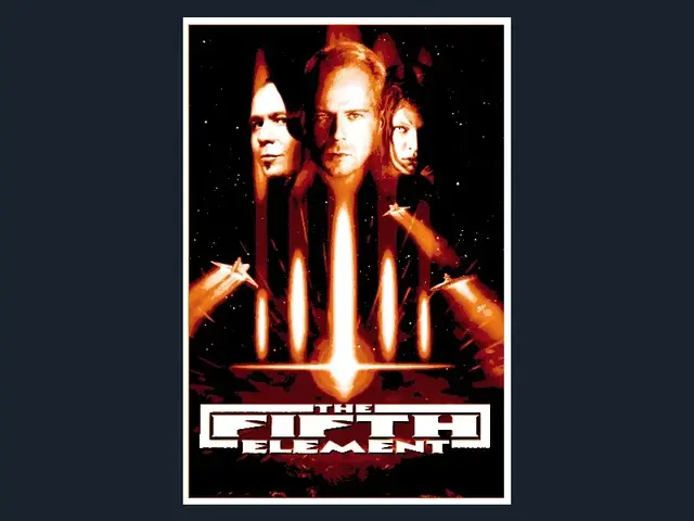 HueForge model: The Fifth Element (Movie Poster - HueForge) by HugheCraft