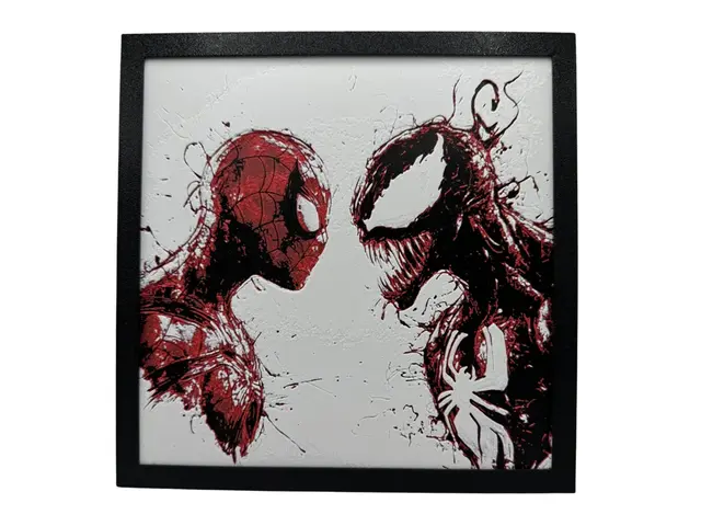 HueForge model: Spider-Man Vs Venom by Canadian Gamer