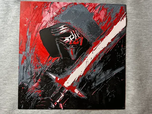 HueForge model: Kylo Ren Hueforge by Hey Ben
