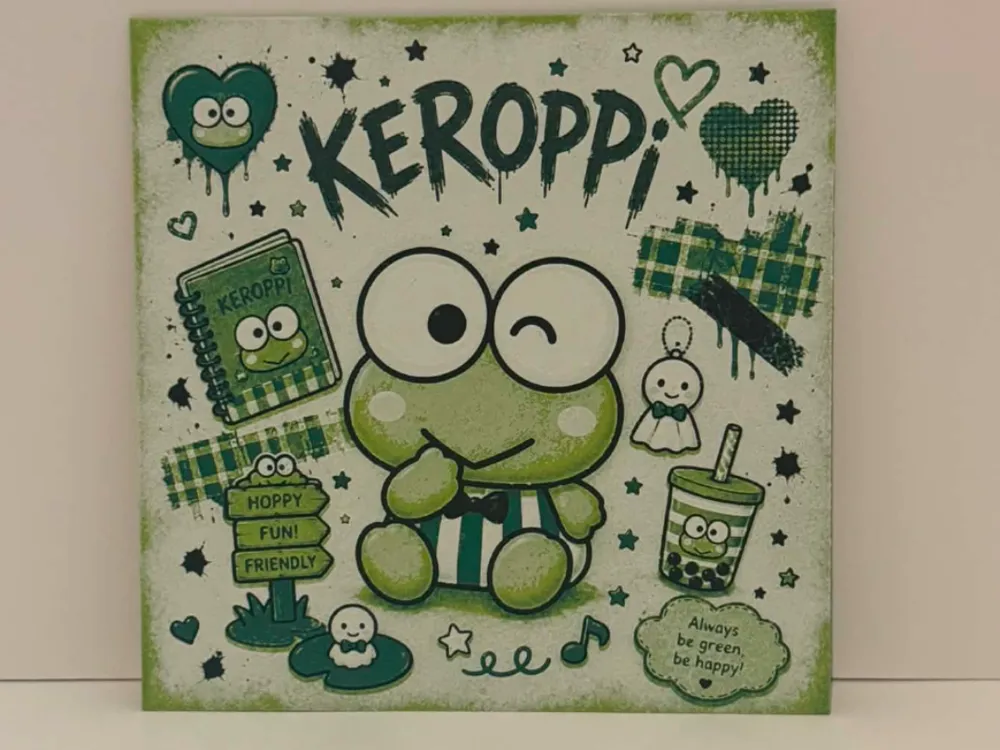 Keroppi Hueforge by Magnolia Crafts HueForge model: Keroppi Hueforge by Magnolia Crafts