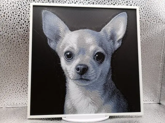 HueForge model: Chihuahua hueforge by Borishotch Industries