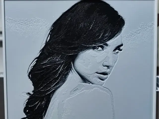 HueForge model: Gal Gadot HueForge 4 Color (v1) by BoDad