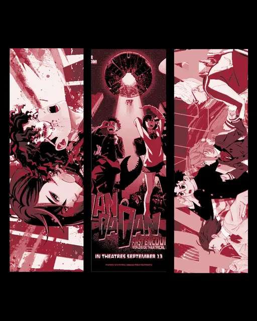 Fan Art Manga Special - Dan Da Dan Anime set of Bookmarks