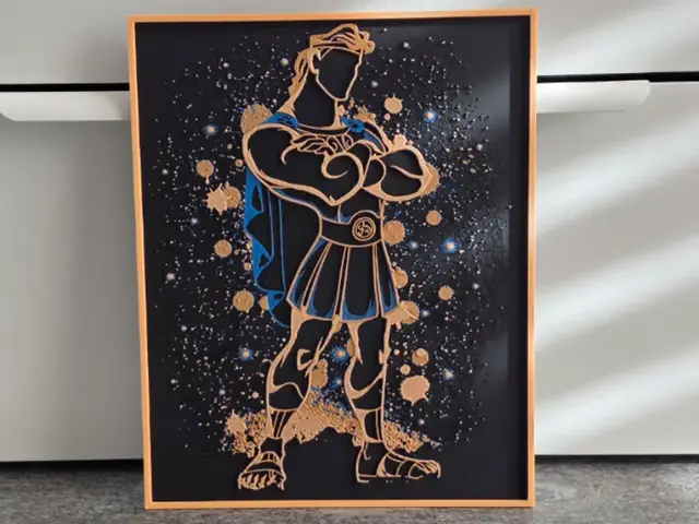 HueForge model: Disney Hercules Hueforge by RIVY3Dprint
