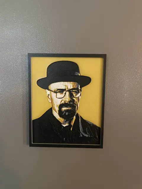 HueForge model: Mini Heisenberg by Cloudy Nostalgia