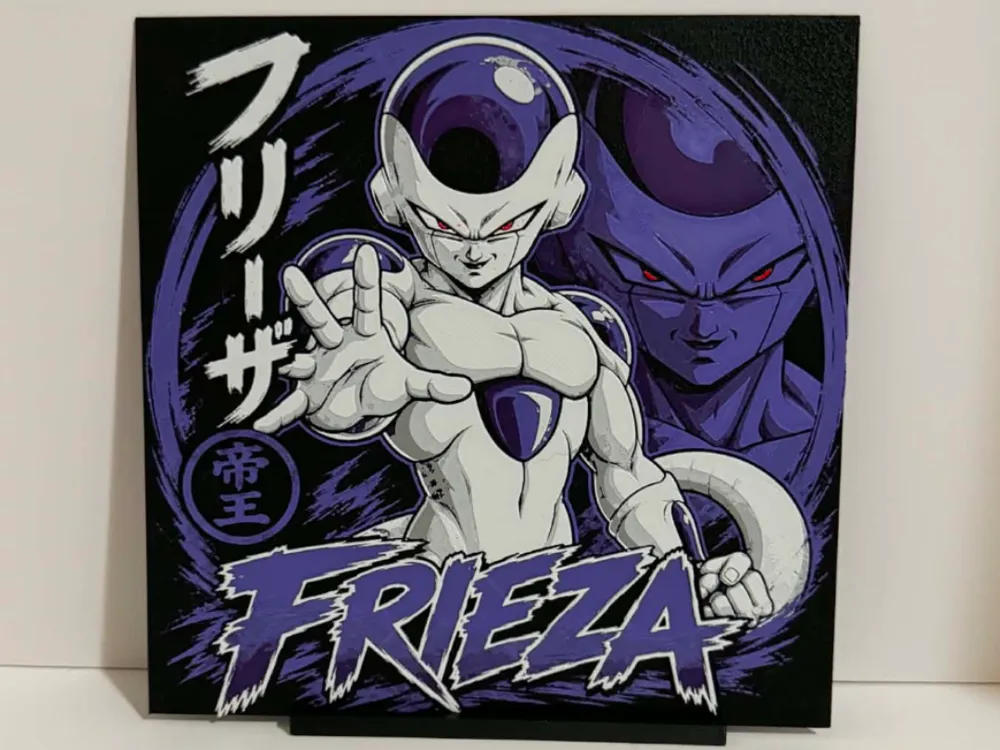 Frieza Hueforge by Magnolia Crafts HueForge model: Frieza Hueforge by Magnolia Crafts