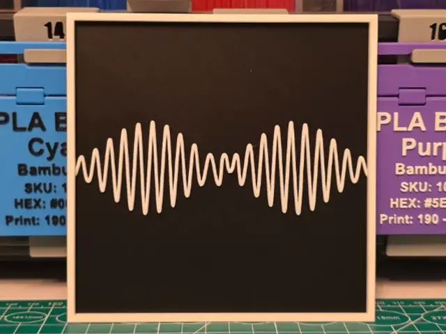 HueForge model: Arctic Monkeys "AM" Album - Hueforge Art by Lumpy3D