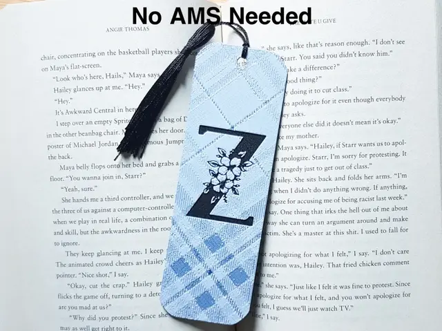 HueForge model: Monogram Z Bookmark, Hueforge. by Dame Jo
