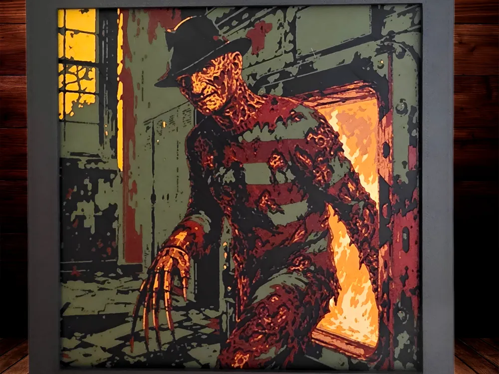 Freddy From the Furnace by Side Quest Hues HueForge model: Freddy From the Furnace by Side Quest Hues