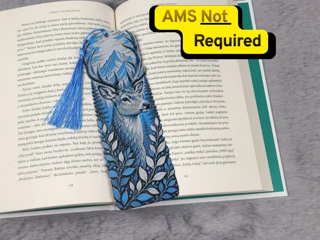 HueForge model: Majestic Deer Mountain HueForge Bookmark by 2D Wall Art