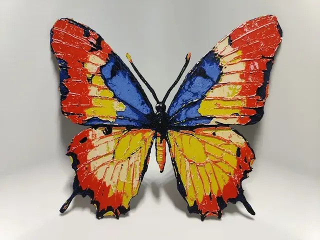 HueForge model: Butterfly - Abstract - Hueforge by BeaN
