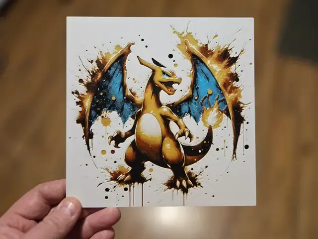 HueForge model: *UPDATED* Graffiti Charizard Hueforge by 3Ree Printing