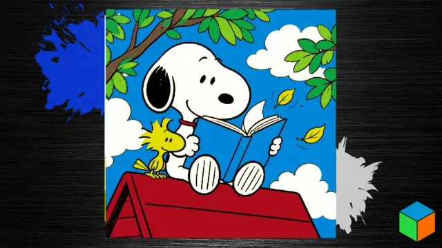 Snoopy & Woodstock — A Little Reading Time