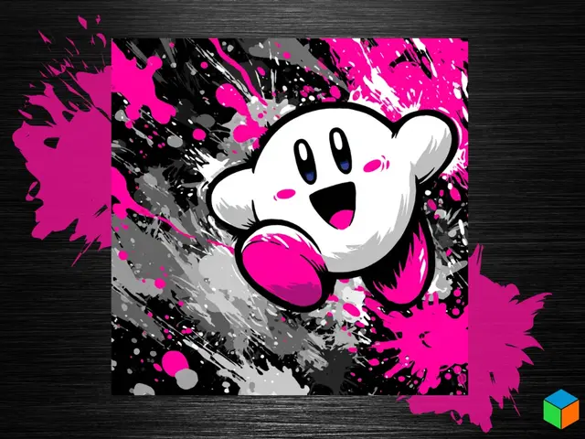 HueForge model: 🌟 Free Kirby Poster Drop! 💖 by 3D Prints By Vic