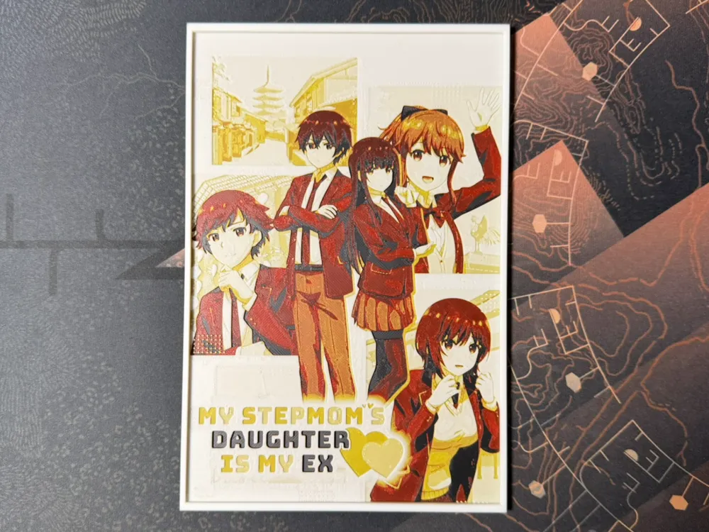 My Stepmom's Daughter is my Ex - HueForge by ZorPrime7 HueForge model: My Stepmom's Daughter is my Ex - HueForge by ZorPrime7