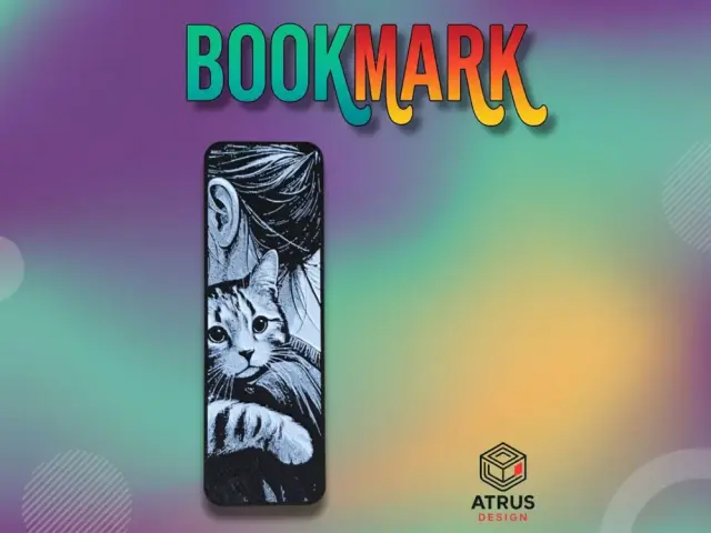 Huggy Cat Bookmark
