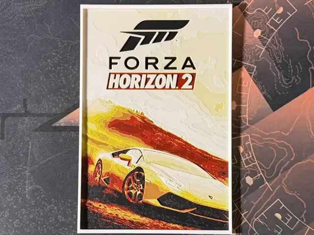 HueForge model: Forza Horizon 2 - HueForge Game by ZorPrime7