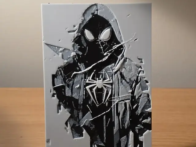 HueForge model: Hueforge - Spiderman - Miles Morales 1 by FxD | Function-X-Design