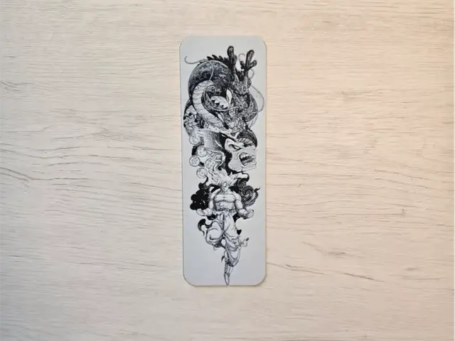 HueForge model: Dragon Ball Goku Bookmark by Atrus Design