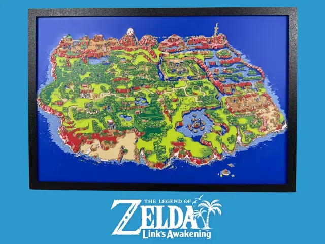 Legend of Zelda - Links Awakening - Map