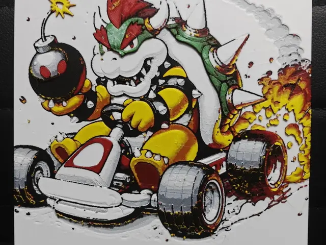 HueForge model: Bowser Super Mario Kart by TheHueforgeLady