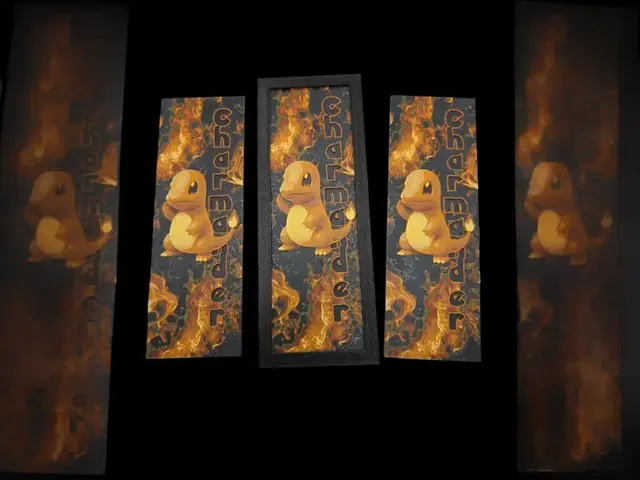 HueForge model: Charmander Bookmark by MythicHue's