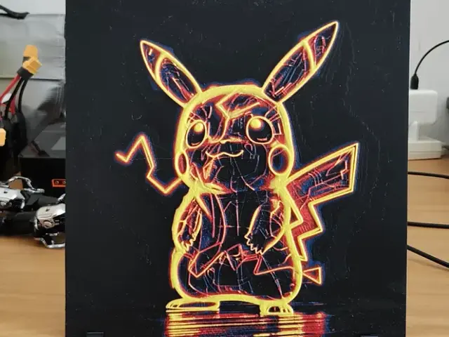 HueForge model: Pikachu Lightning by enricoRE