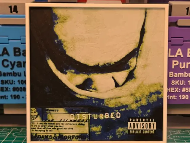 HueForge model: Disturbed "The Sickness" Album - Hueforge Art by Lumpy3D