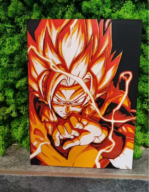 HueForge model: Goku Fired Up by Garuda3D