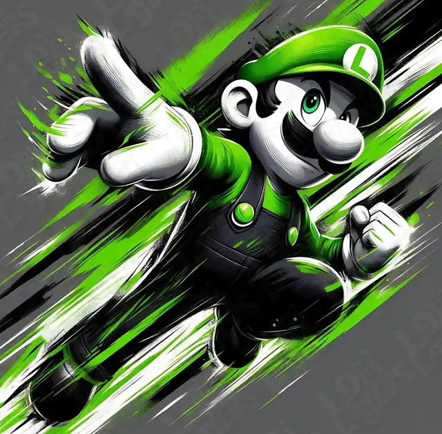 HueForge model: Luigi Hueforge by LoFi Layers