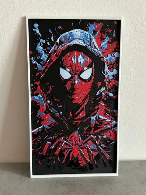 HueForge model: Spiderman modern style hueforge. FAST PRINT by Giamma933