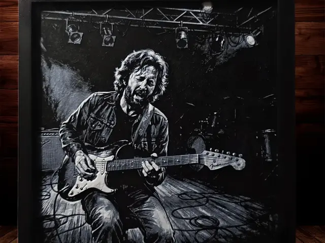 HueForge model: Eric Clapton by Side Quest Hues