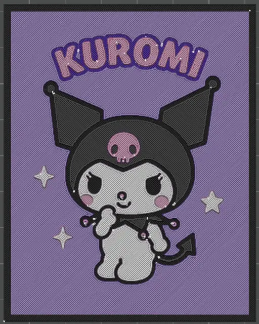 HueForge model: Kuromi Miniforge by Strata Prints