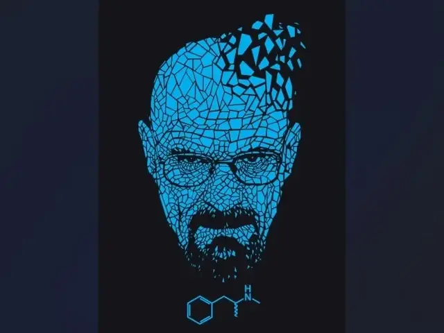Hueforge Blue Heisenberg Breaking Bad