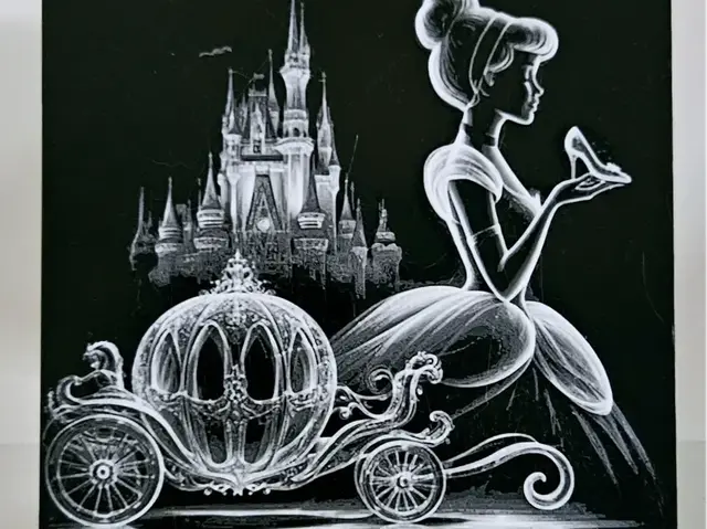 HueForge model: Princess Cinderella by Mano's 3d_Art