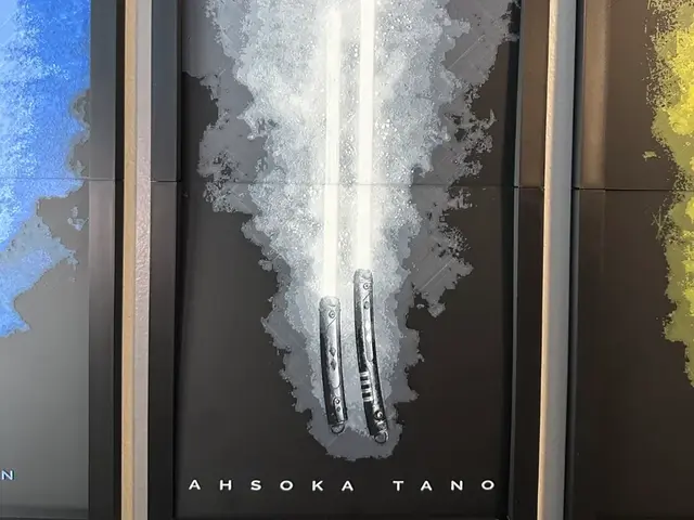 HueForge model: Ahsoka Tano Light Sabers 2-piece Hueforge by Hey Ben