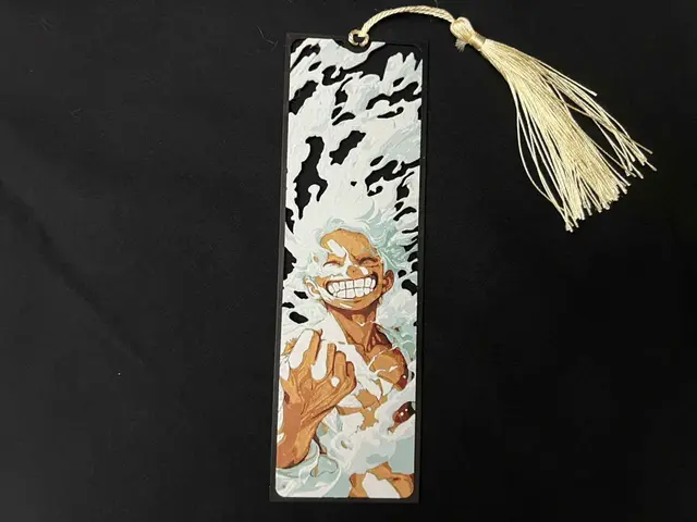 HueForge model: Luffy Gear 5, One Piece, Framed Cutout Bookmark by 3djd