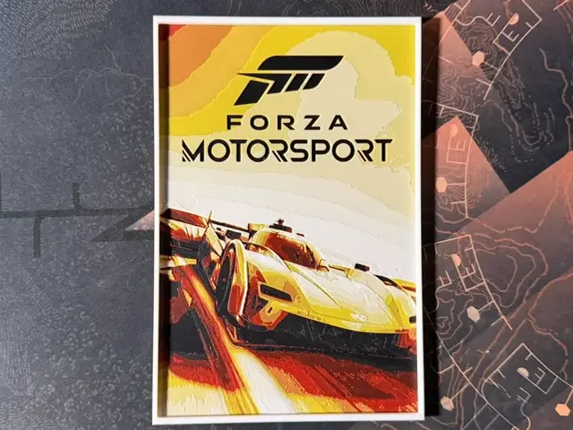 HueForge model: Forza Motorsport 8 - HueForge Game by ZorPrime7