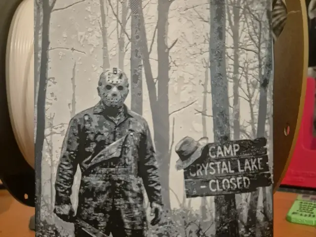 HueForge model: crystal lake closed hueforge by Buntsta