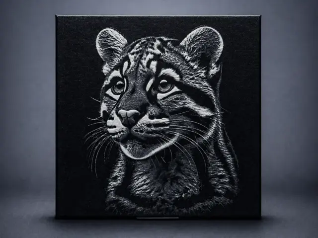 HueForge model: Bornean clouded leopard by Aleksandr