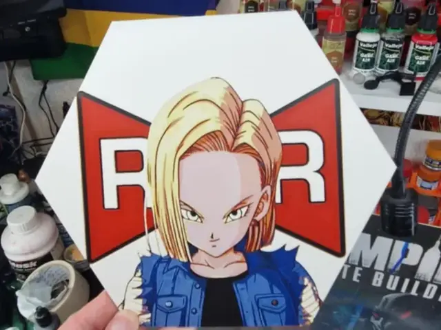 HueForge model: Dragon Ball Z - Android 18 Hueforge by Dakiren