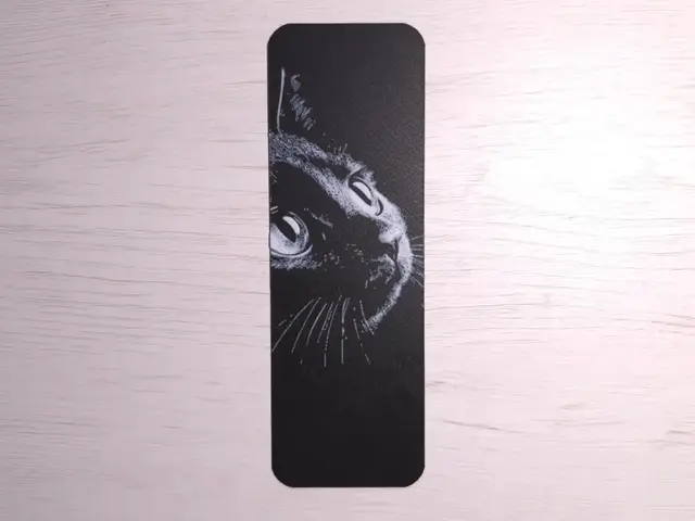 HueForge model: Dark Cat Bookmark by Atrus Design