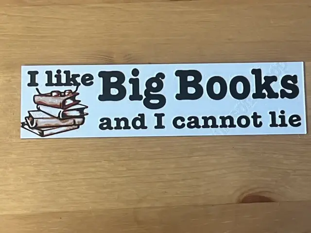HueForge model: i like big books and i cannot lie bookmark by Morganja