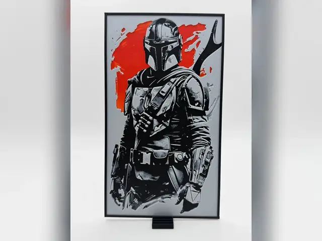 The Mandalorian HueForge Print